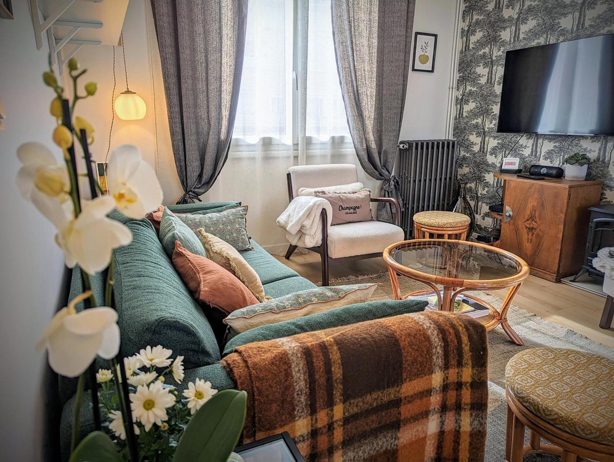 Le Cemarose: Spa, Jardin, Terrasse Et Jolie Vue Au Coeur D'Epernay Bagian luar foto
