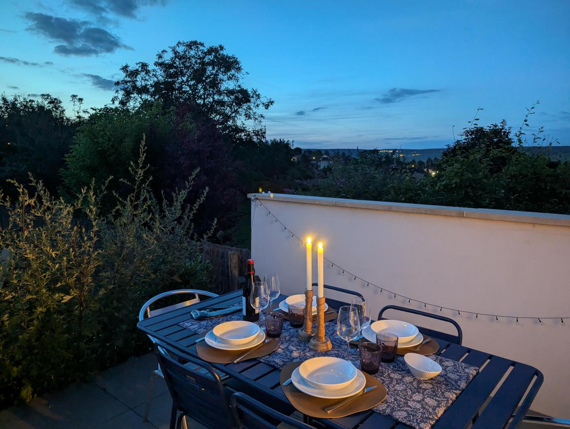 Le Cemarose: Spa, Jardin, Terrasse Et Jolie Vue Au Coeur D'Epernay Bagian luar foto