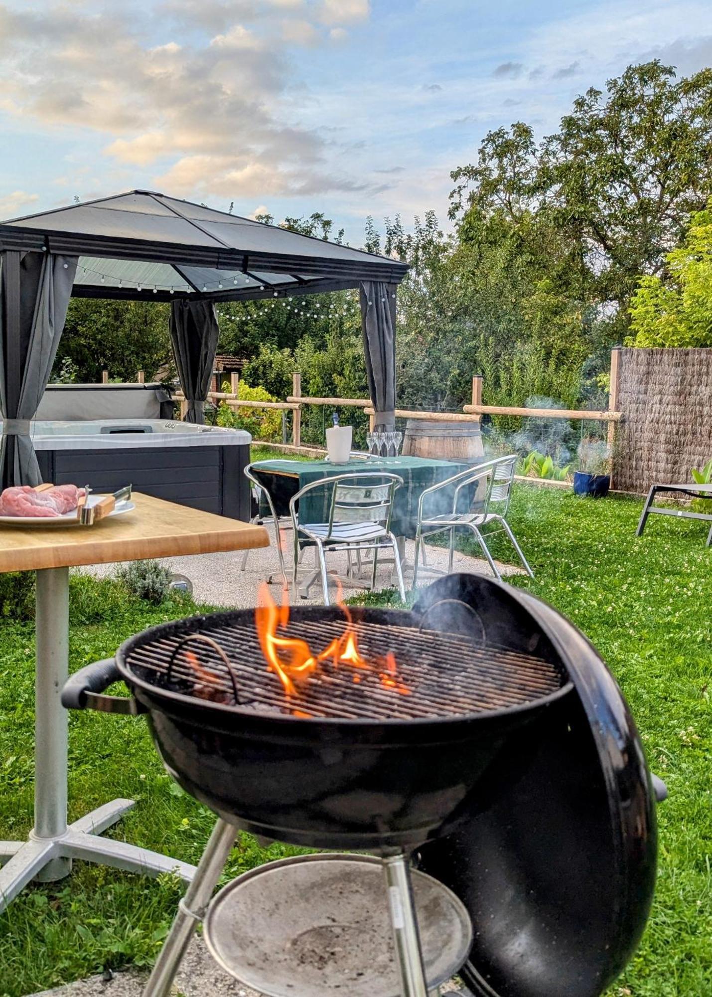 Le Cemarose: Spa, Jardin, Terrasse Et Jolie Vue Au Coeur D'Epernay Bagian luar foto